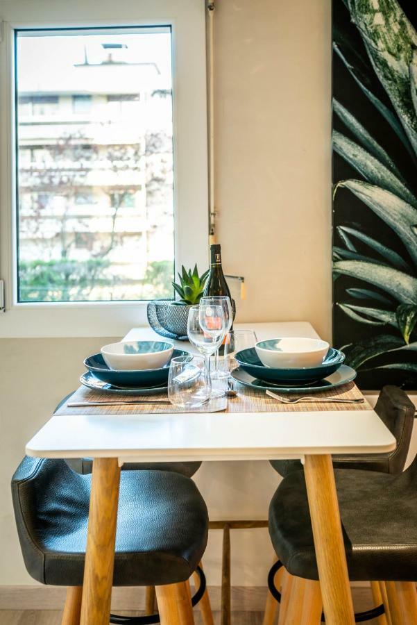 Le Chatelet- Parking Gratuit - Cosy Et Design - A 10 Mn De Geneve Annemasse Luaran gambar