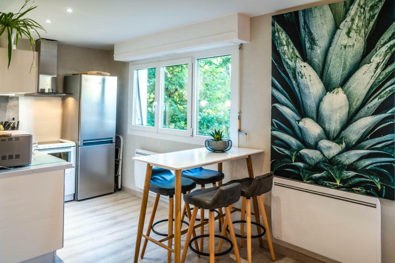 Le Chatelet- Parking Gratuit - Cosy Et Design - A 10 Mn De Geneve Annemasse Luaran gambar