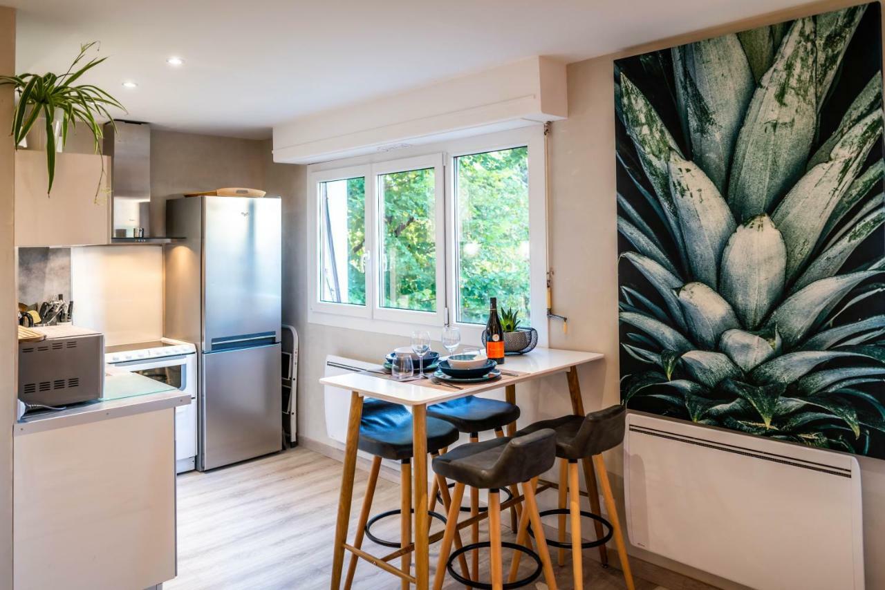 Le Chatelet- Parking Gratuit - Cosy Et Design - A 10 Mn De Geneve Annemasse Luaran gambar