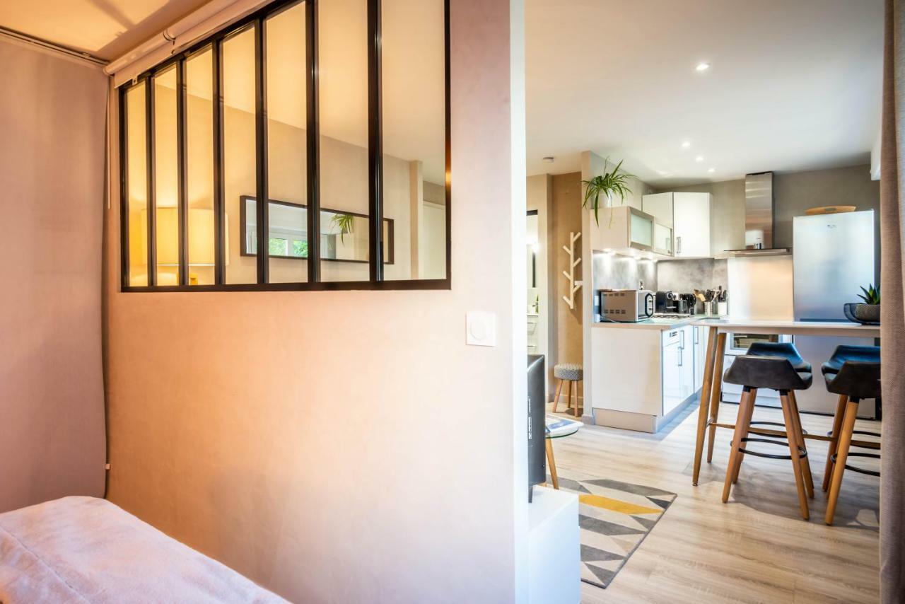 Le Chatelet- Parking Gratuit - Cosy Et Design - A 10 Mn De Geneve Annemasse Luaran gambar